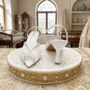 كعب شوكة أبيض لإطلالة راقية MB-6129