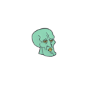 Squidward Brooch