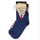 Blue Trump Socks