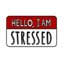 Hello I'm Stressed Brooch