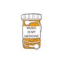 Music is my medicine Brooch