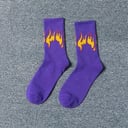 Purple Fire socks 