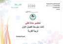 تحضير لغتي ثالث متوسط تربية فكرية الفصل الأول كتبي