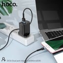 Hoco. Micro-USB Dual Port Charger Set DC16 No.1138E