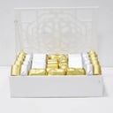 Luxurious chocolate box in golden and silver color 600G