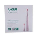 VGR V-806 IPX7 USB Magnetic Suspension Sonic Shock Toothbrush Pink No.384E