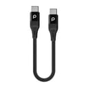 كابل بورودو USB-C إلى USB-C من الألومنيوم مضفر PD بطول 0.25 م رقم.621E