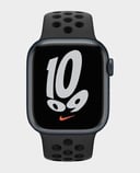 Apple Watch Nike Series 7 MKJ43 41mm GPS PLUS Cellular Midnight Aluminum Case with Anthracite  Black No.925E