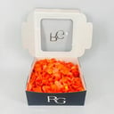natural orange rose petals