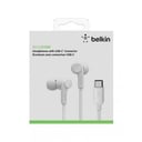سماعات Belkin ROCKSTAR مع موصل USB-C ، أبيض رقم.720E