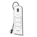 Belkin Surge Plus USB Surge Protector 6 outlet 2m 6.6ft No.1192E