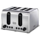 Black & Decker 2100W 4-Slice Stainless Steel Toaster,