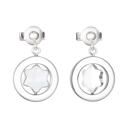 Mont Blanc Orecchini Argento 925 Star Collection Earrings 36647