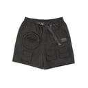 BLACK UTILITY SHORTS 