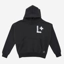 L+ BLACK HOODIE 