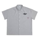 STRIPE SHIRT, DARK GREY 