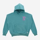L+ TURQUOISE HOODIE 