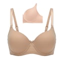 Firm Cup Bra Without Padding with Adjustable Strap