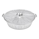 قدور قصدير حجم وسط حبة بغطاء عبوة (10حبه) رقم 7252-3200 ملى