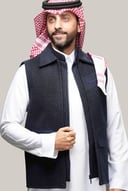 سديرية جوخ بلون كحلي W109