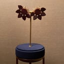 wooden earrings - #28