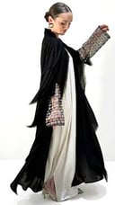 LAYERS BLACK ABAYA