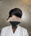 شعر كيرلي قصير ناعم 6 انش قصه كثافه 180 جذور اماميه دانتيل 13x4