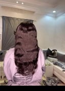 20 انش ويفي بفرقه ثابته دانتيل من الاذن للاذن 