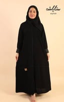 عباية ملكي باللون الأسود