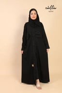عباية لف كويتي مزينة بشك على العباية