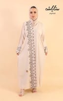 عباية كريب لف مطرزة