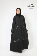 عباية كلاسيك لف باللون الأسود