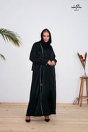 عباية بانوراما كلاسيك باللون الأسود