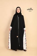 عباية نواعم لف مزينة بتطريز على جوانب العباية