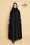 عباية ملكي لف باللون الأسود والكحلي