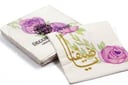 20pc PinkFlower Paper Napkin (33x33x3 PLY)
