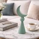 منارة alsadiq من الخشب الطبيعي مقاس صغير ب 1 كوره صناعه يدويه