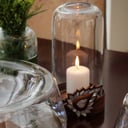 MOTHER OF PERL CANDLE STAND