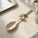 Orchid Silver-Plated Serving Spoon