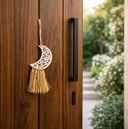 WOOD CRESCENT DANGLER