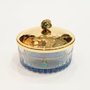 Flat Jar Tmreya M. Gold/Turquoise 