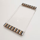 Eshra Plexi Tray w/ Mother of Pearl Handles L.