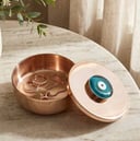 BLUE EYE ROUND METAL CONTAINER