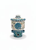 سخان طعام مرسوم يدوي - مآكول الهنا  قطر 17cm
