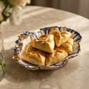 SLB 'Drip Cherry Blossom' Ceramic Oval Platter