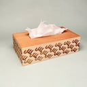 Letters Wood Tissue Box حرف س