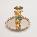 Butterfly Serving Dish w/ Sauce Bowl Green S.