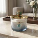 Sugary gold with Turquoise precious stones 