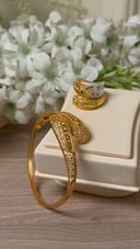 سوارة وخاتم عيار 21