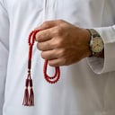 مسباح سندلس جزري معرق عنابي - قصة كروية ناعمة | فخامة كلاسيكية
